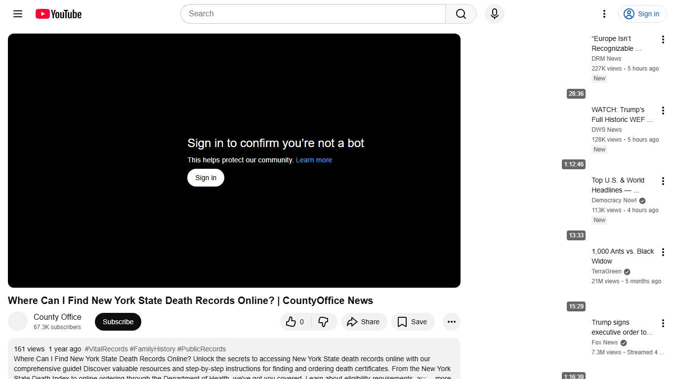 Where Can I Find New York State Death Records Online? | CountyOffice News - YouTube